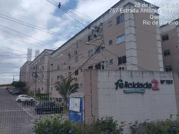 Imóvel em leilão - ESTRADA ANTONIO SOARES (ANTIGA CABUCU-QUEIMADOS), N. 757, Apto 403, BL 03, VILA SAO JOAO, QUEIMADOS, RJ