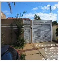 Imóvel em leilão - RUA SOMBREIRO, N. 69, LT 27 QD 37, CARANDA BOSQUE, CAMPO GRANDE, MS