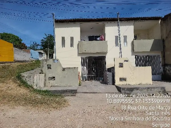 Imóvel em leilão - RUA 08 DE ABRIL, N. 02, QUADRA 72, ÁREA 01, SANTA INES, NOSSA SENHORA DO SOCORRO, SE