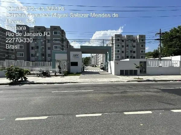 Imóvel em leilão - ESTRADA MARECHAL MIGUEL SALAZAR MENDES DE MORAES,N. 969 APTO. 408 BL 04 LT 01, TAQUARA - CEP: 22770-330, RIO DE JANEIRO - RIO DE JANEIRO