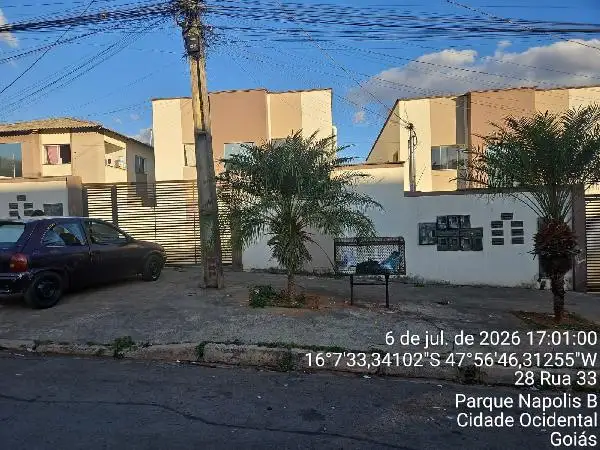 Imóvel em leilão - QUADRA QUADRA 79, N. SN, Apto 101, RUA 33 LT 07 QD 79, PARQUE NAPOLIS B, CIDADE OCIDENTAL, GO