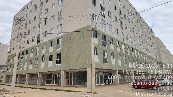 Imóvel em leilão - RUA 06, N. SN, Apto 344, SUBCENTRO URBANO 400 600, RECANTO DAS EMAS, BRASILIA, DF