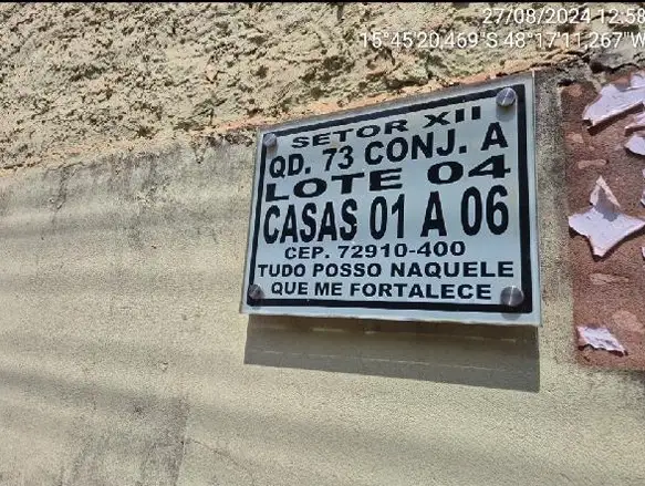 Imóvel em leilão - QUADRA 73, N. SN, CS 07 LT 04, JARDIM DA BARRAGEM IV, AGUAS LINDAS DE GOIAS, GO