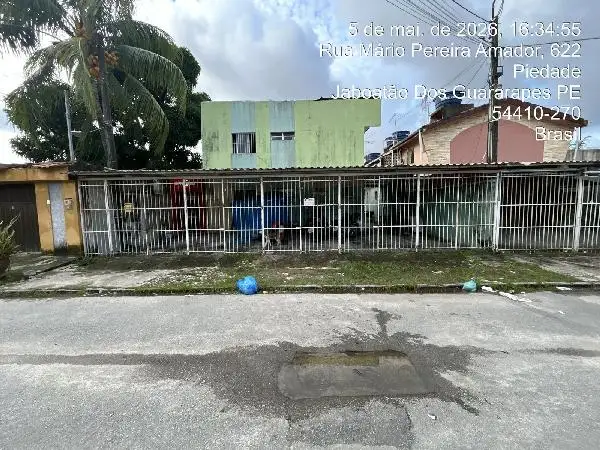 Imóvel em leilão - RUA MARIO PEREIRA AMADOR, N. 634, CS 03, PIEDADE, JABOATAO DOS GUARARAPES, PE