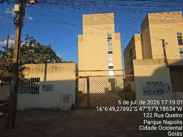 Imóvel em leilão - QUADRA 17 RUA 4, N. SN, Apto 101, LT 07 PAV 01 VG 101, PARQUE NAPOLIS, CIDADE OCIDENTAL, GO