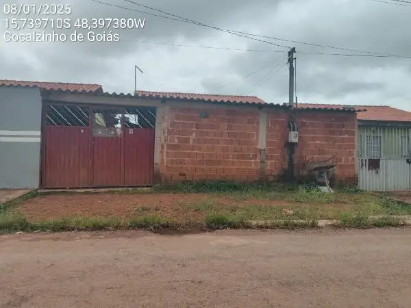 Imóvel em leilão - RUA 10, N. SN, QD 12, LT 15, ITAMAR NOBREGA II, COCALZINHO DE GOIAS, GO