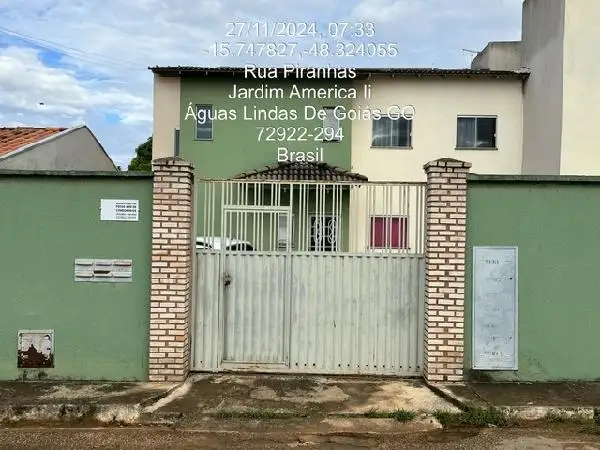 Imóvel em leilão - RUA PIRANHAS, N. SN, Apto 101, TERREO LT 25 QD 28, JARDIM AMERICA II, AGUAS LINDAS DE GOIAS, GO