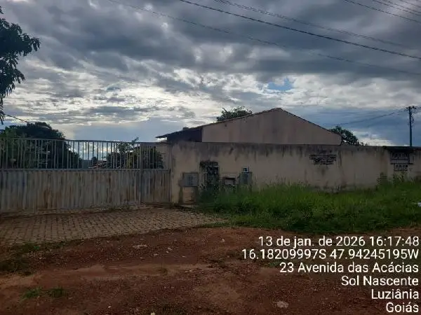 Imóvel em leilão - AVENIDA DAS ACÁCIAS, N. S/N, CS 02, LT23 QD150, MANSOES DE RECREIO ESTRELA DALVA IV, LUZIANIA, GO