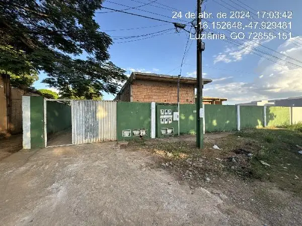 Imóvel em leilão - RUA 45, N. S/Nº, CASA 03, LT FG - QD 210, PARQUE INDUSTRIAL MINGONE, LUZIANIA, GO