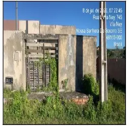 Imóvel em leilão - RUA F, N. SN, QD 25 LT 35B, COMPLEXO JARDIM, NOSSA SENHORA DO SOCORRO, SE