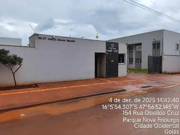 Imóvel em leilão - QUADRA 07, N. SN, Apto 101, BL F LT 11 RUA OSVALDO CRUZ, MANSOES RECREIO MOSSORO, CIDADE OCIDENTAL, GO