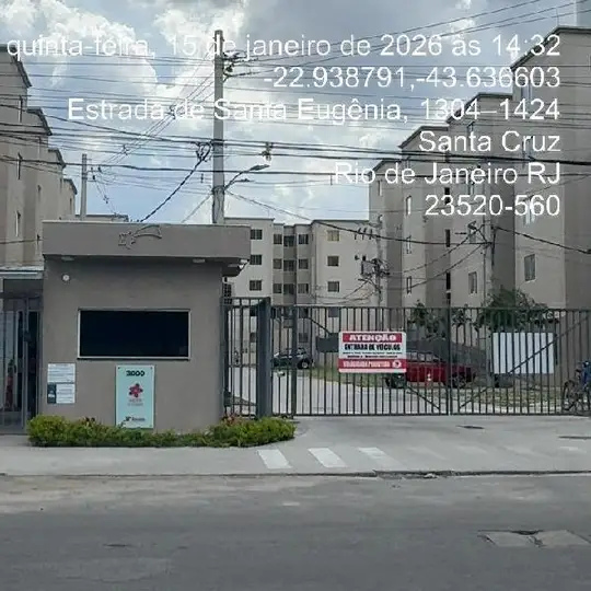 Imóvel em leilão - ESTRADA DE SANTA EUGENIA, N. 3000, Apto 206, BL 11, SANTA CRUZ, RIO DE JANEIRO, RJ