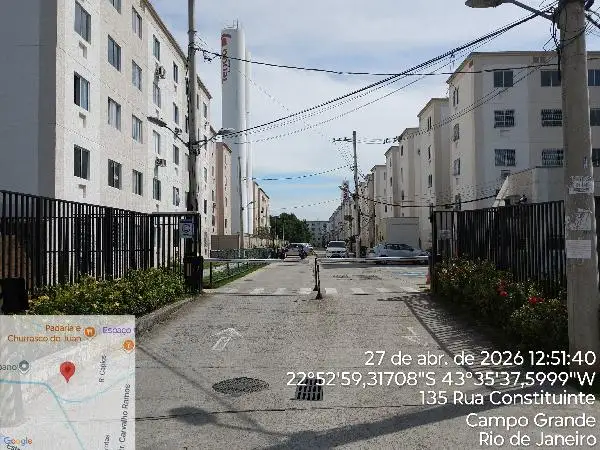 Imóvel em leilão - RUA CONSTITUINTE DO BAIRRO IRACEMA, N. 135, Apto 404, BL 10 01, CAMPO GRANDE, RIO DE JANEIRO, RJ