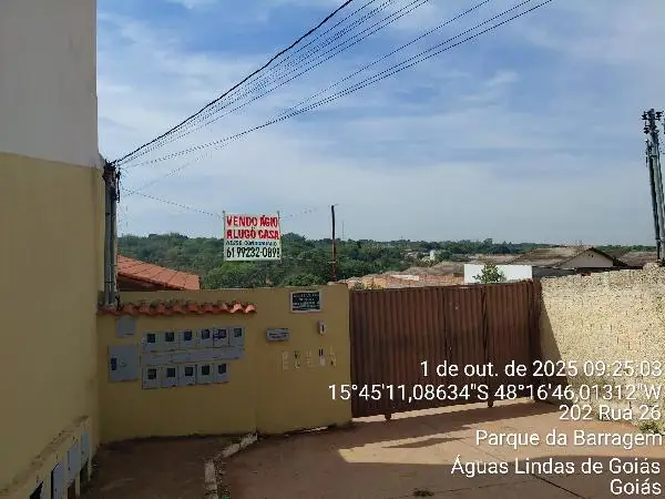 Imóvel em leilão - QUADRA 61, N. SN, CS J LT 14-B RUA 26, PARQUE DA BARRAGEM SETOR 07, AGUAS LINDAS DE GOIAS, GO