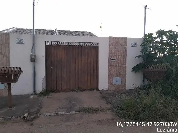 Imóvel em leilão - QUADRA 15 LOTE 07 RUA 11, N. SN, CS 01, CIDADE INDUSTRIAL FRACAROLI, LUZIANIA, GO