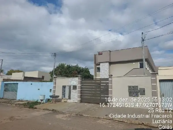Imóvel em leilão - RUA 11, N. SN, Apto 102, QD 12, LT 24, CIDADE INDUSTRIAL FRACAROLI, LUZIANIA, GO