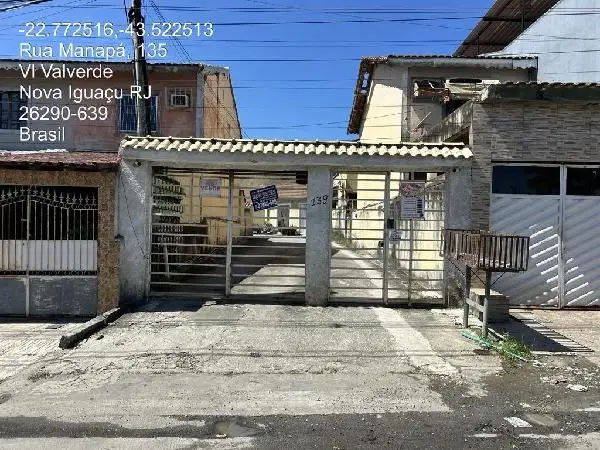 Imóvel em leilão - RUA MANAPA, N. 139, CS 21, VALVERDE, NOVA IGUACU, RJ