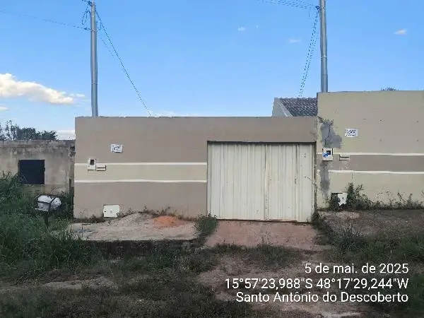 Imóvel em leilão - RUA CECÍLIA MEIRELES, N. S/Nº, LT 17 - QD 09, VILA RAIO DE LUZ, SANTO ANTONIO DO DESCOBERTO, GO