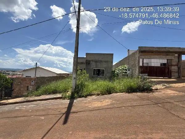 Imóvel em leilão - RUA DOS BALSAMOS, N. SN, LOTE 7 QUADRA 053, JARDIM ESPERANCA, PATOS DE MINAS, MG