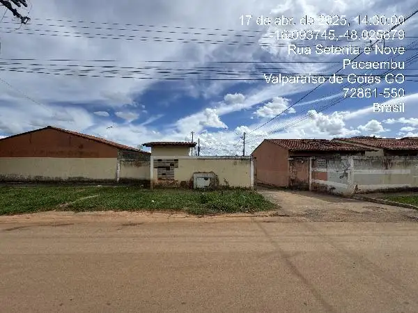 Imóvel em leilão - QUADRA ÚNICA, N. SN, CS 44, MOD B, CH 10, GLEBA E, CHACARAS ARAGUAIA, VALPARAISO DE GOIAS, GO