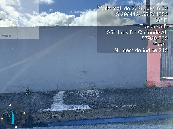 Leilão Extrajudicial de Casa em São Luís do Quitunde - Rua em Projeto G, N. Sn, Lt 132 Qd I, Lot Juarez Aguiar, Sao Luis do Quitunde, Al