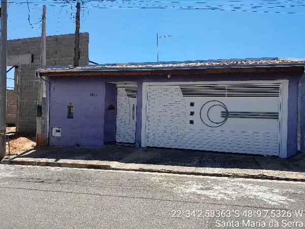 Imóvel em leilão - RUA JOAO BATISTA GRAVENA, N. 1413,, JARDIM BOM JESUS, SANTA MARIA DA SERRA, SP