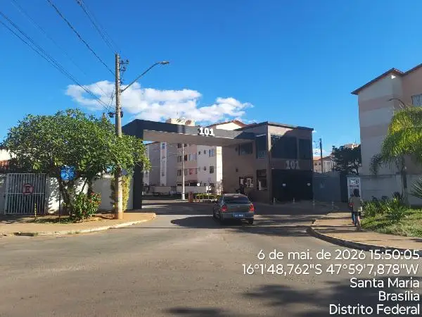 Imóvel em leilão - RUA 600 RAXIIIDF, N. SN, Apto 207, BL O LT 601 RES PORTO PILAR, SANTA MARIA, SANTA MARIA, DF