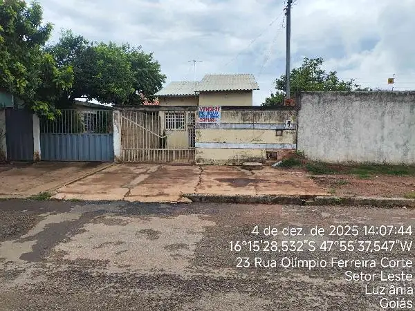 Imóvel em leilão - RUA 06, N. SN, CASA 01 LT 02 QD 69, VILA JURACY, LUZIANIA, GO