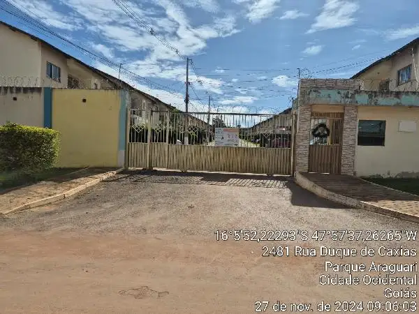 Imóvel em leilão - QUADRA 9, N. SN, Apto 292, RUA DUQUE DE CAXIAS, LT 26, MANSOES RECREIO MOSSORO, CIDADE OCIDENTAL, GO