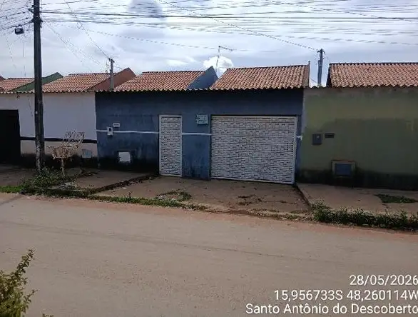 Imóvel em leilão - AVENIDA CACILDA DO NASCIMENTO, N. SN, LT 32 QD 08, VILA MONTES CLAROS II, SANTO ANTONIO DO DESCOBERTO, GO