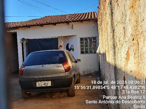 Imóvel em leilão - QUADRA 42 RUA 12, N. SN, LT 11A, JARDIM ANA BEATRIZ I, SANTO ANTONIO DO DESCOBERTO, GO