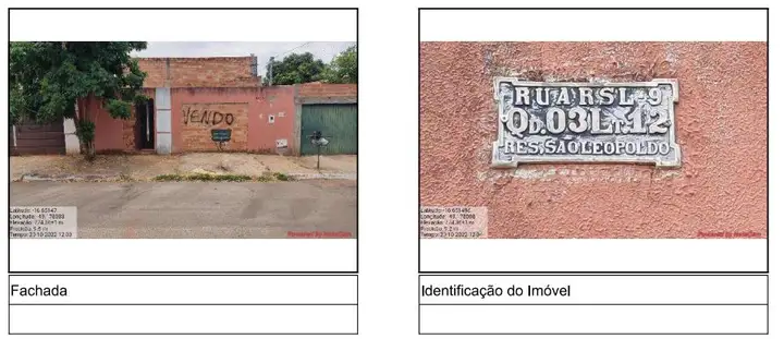 Imóvel em leilão - RUA SL 09, N. SN, QD 03 LT 12, RESIDENCIAL SAO LEOPOLDO, GOIANIA, GO