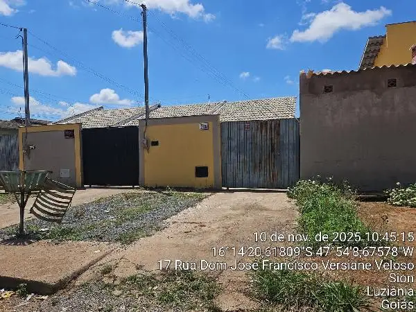 Imóvel em leilão - AVENIDA GUILHERME DE ALMEIDA, N. SN, CS 03 LT 18 QD 17, JARDIM SION, LUZIANIA, GO