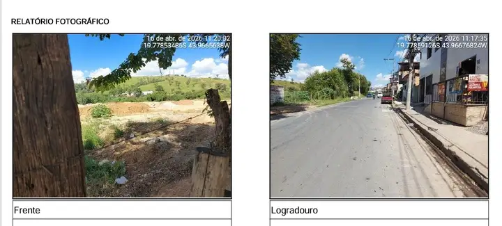 Terreno em leilão em Vespasiano