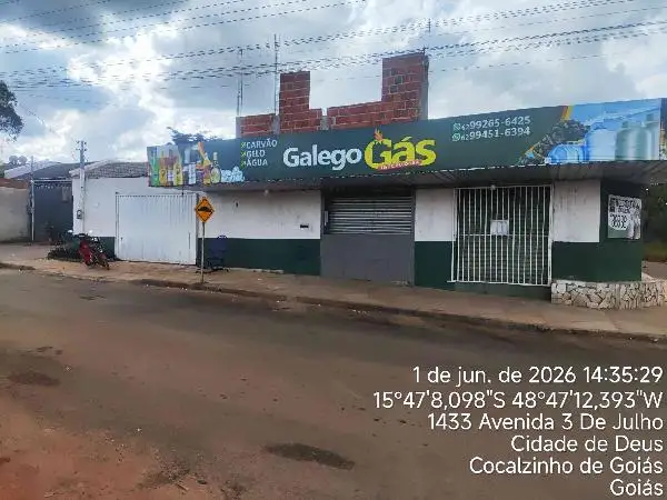 Imóvel em leilão - AVENIDA PIRINEUS, N. SN, LT 13-C QD 51, Votorantim, COCALZINHO DE GOIAS, GO