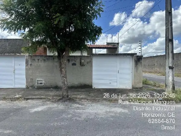 Imóvel em leilão - RUA VANDIQUE MARQUES DE MOURA, N. 309,, DISTRITO INDUSTRIAL, HORIZONTE, CE