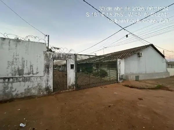 Imóvel em leilão - QUADRA 19, N. SN, LT 06 GL A CS 33 MODELO C, SETOR DE CHACARAS ANHANGUERA A, VALPARAISO DE GOIAS, GO