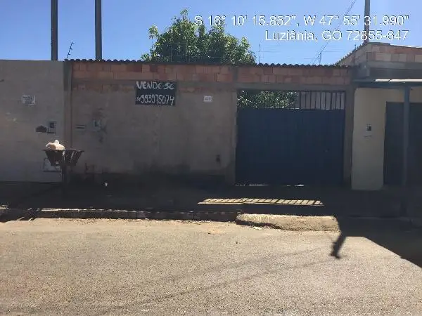 Imóvel em leilão - QUADRA 13, N. 0, CS 07 LT 01 RUA 55, JARDIM UMUARAMA SETOR 5, LUZIANIA, GO