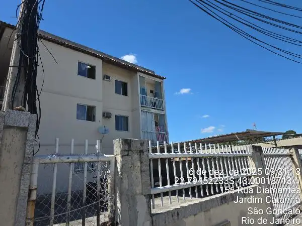 Imóvel em leilão - RUA DOS DIAMANTES,N. 550 APTO. 101 BL 01, LT 23, QD 71N, JARDIM CATARINA - CEP: 24715-652, SAO GONCALO - RIO DE JANEIRO