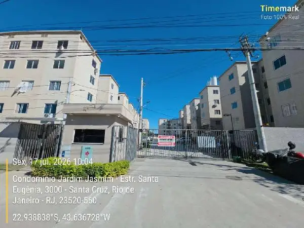 Imóvel em leilão - ESTRADA DE SANTA EUGENIA,N. 3000 APTO. 507 BL 11, SANTA CRUZ - CEP: 23520-560, RIO DE JANEIRO - RIO DE JANEIRO