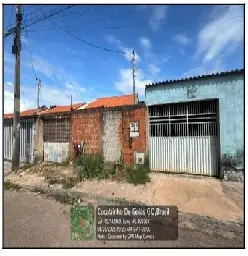 Imóvel em leilão - RUA VI, N. 0, QD16 LT12, GIRASSOL RESIDENCIAL, COCALZINHO DE GOIAS, GO