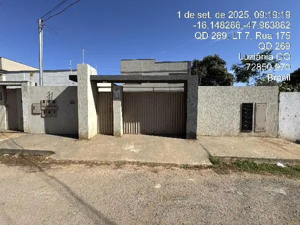 Imóvel em leilão - QUADRA 270, N. SN, Apto 01, LT 01, PARQUE ESTRELA DALVA IX, LUZIANIA, GO