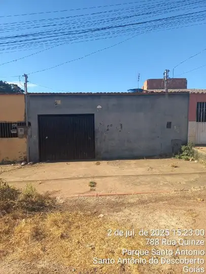 Imóvel em leilão - QUADRA 10, N. S/N, LT 08, RUA 04, PARQUE SANTO ANTONIO, SANTO ANTONIO DO DESCOBERTO, GO