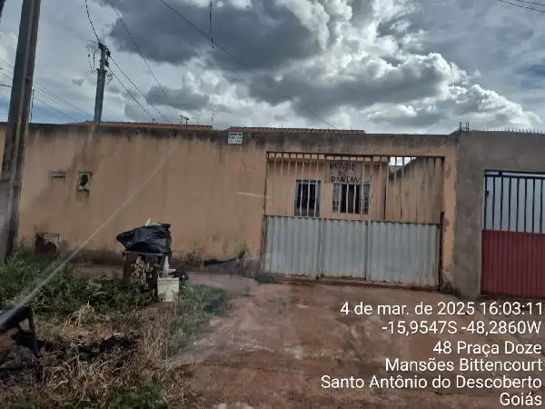 Imóvel em leilão - RUA CHANCELER MAGALHAES PINTO, N. SN, LOTE 4A QUADRA 100, PARQUE ESTRELA DALVA XII, SANTO ANTONIO DO DESCOBERTO, GO