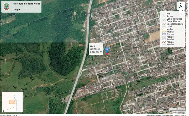 IMÓVEL URBANO TERRENO 324M² NO BAIRRO ITAJUBA EM BARRA VELHA/SC
