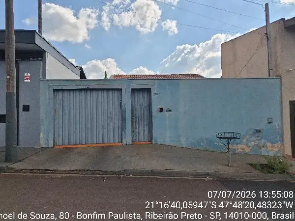 Imóvel em leilão - RUA SUDARIO MANOEL DE SOUZA, N. 90, QUADRA 13 LOTE 26, JARDIM SANTA CECILIA, RIBEIRAO PRETO, SP