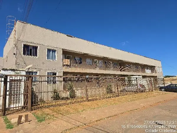 Imóvel em leilão - QUADRA QUADRA 7, N. SN, Apto 106, B, TIPO 2, BL B, PAV TERREO, LT 1, QD, OCIDENTAL PARQUE, CIDADE OCIDENTAL, GO