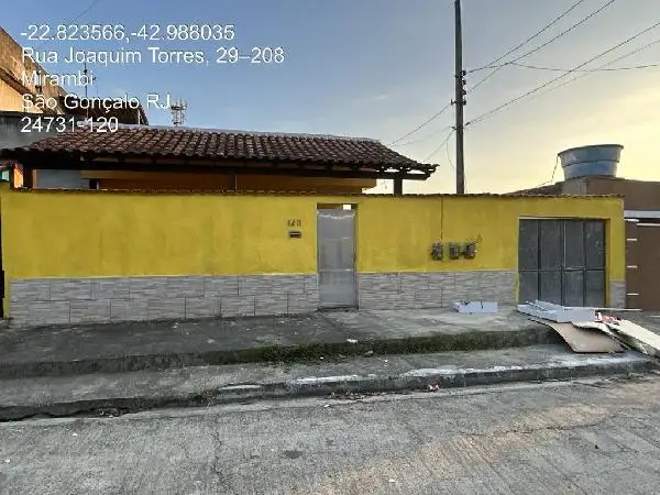 Imóvel em leilão - RUA JOAQUIM TORRES, N. 140, QD 13, LT 02, LOT JARDIM MIRIAMBI, SAO GONCALO, RJ