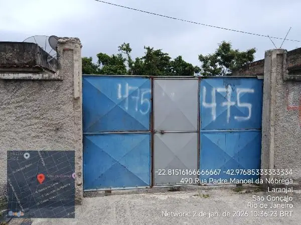 Imóvel em leilão - RUA PADRE MANOEL DA NOBREGA, N. 175, CS 06, LARANJAL, SAO GONCALO, RJ