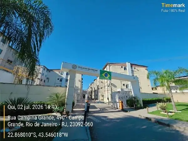Imóvel em leilão - RUA CAMPINA GRANDE, N. 459, Apto 203, BL 03 ALA 01, CAMPO GRANDE, RIO DE JANEIRO, RJ
